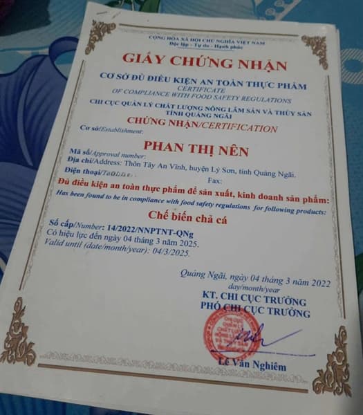 Chả cá Đỏ Củ Lý Sơn Quảng Ngãi (túi 500g) 5