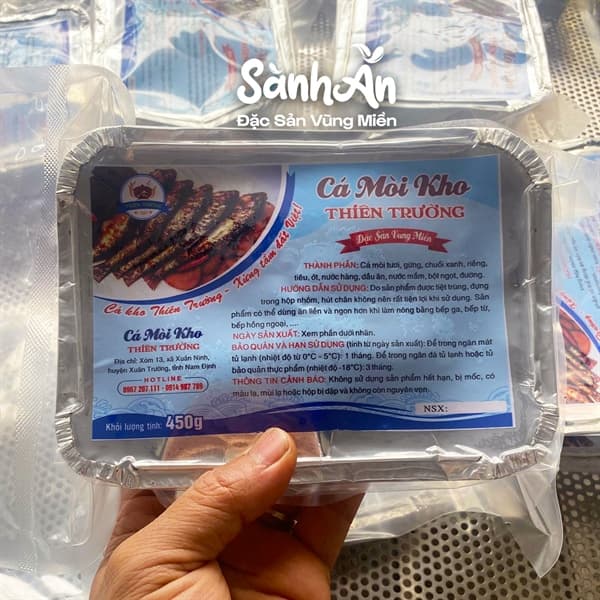 Cá mòi kho Thiên Trường 350g