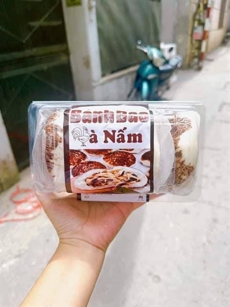 Bánh bao gà nấm 3