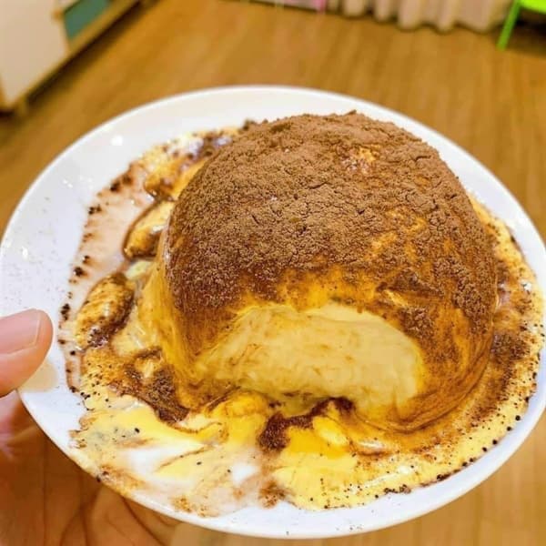 Tàu hũ kem trứng dừa nướng cacao HST