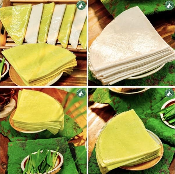 Bánh tráng sữa Bến Tre vị sầu riêng 2