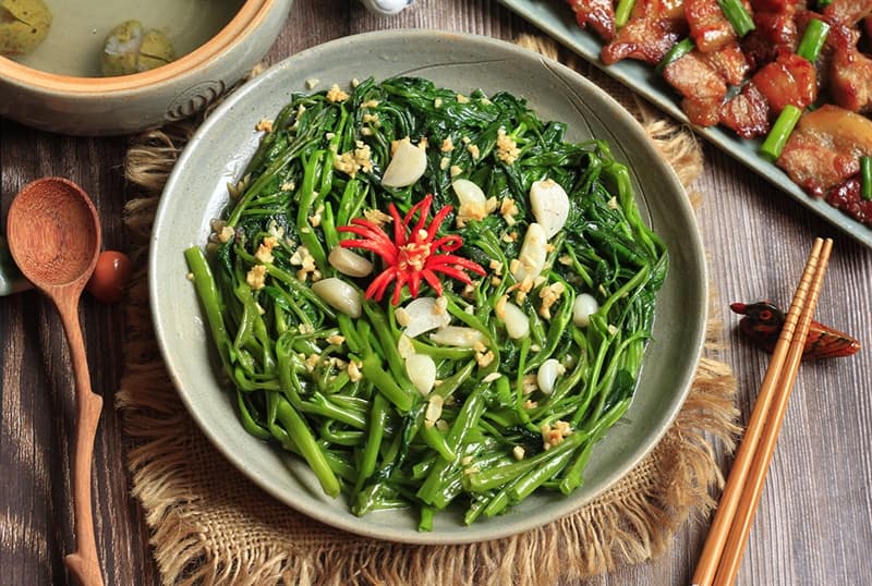 Rau muống 2