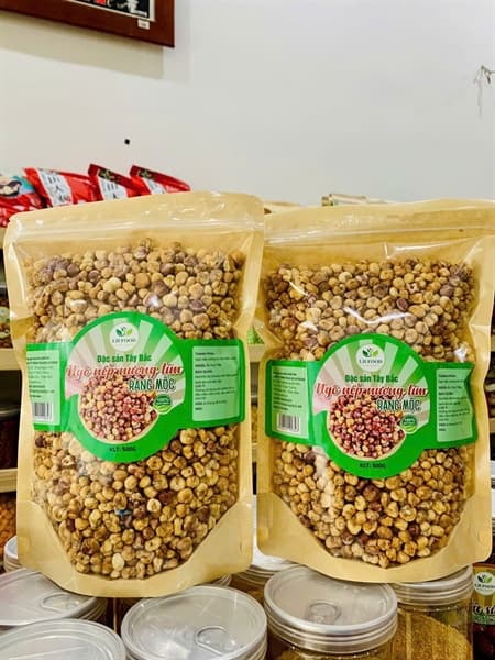 Ngô Nếp Tím Rang Củi Không Cay 500g 2
