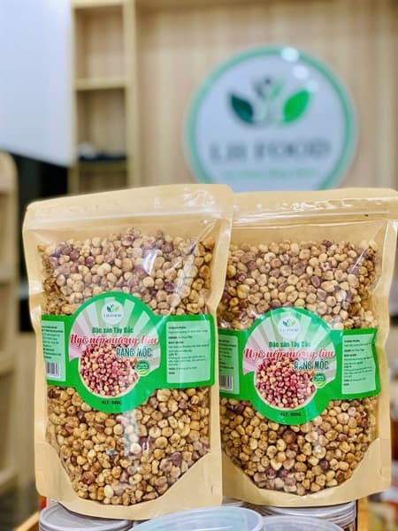 Ngô Nếp Tím Rang Củi Không Cay 500g 4