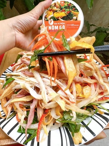 Gia vị trộn gà