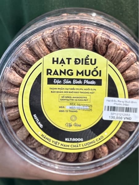 Hạt Điều Rang Muối Bình Phước 2