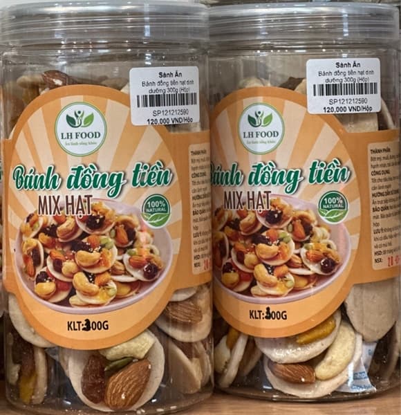 Bánh đồng tiền hạt dinh dưỡng 300g 2