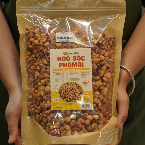 Ngô nếp tím xóc phomai Điện Biên 500g