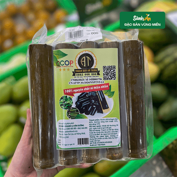 Thạch đen ống nứa Lạng Sơn