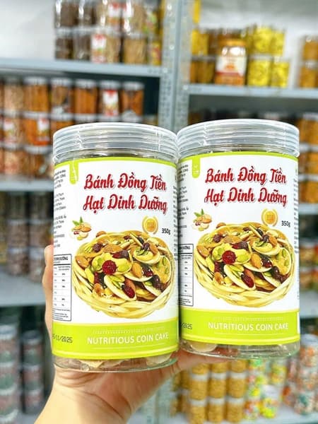 Bánh đồng tiền hạt dinh dưỡng 350g 2