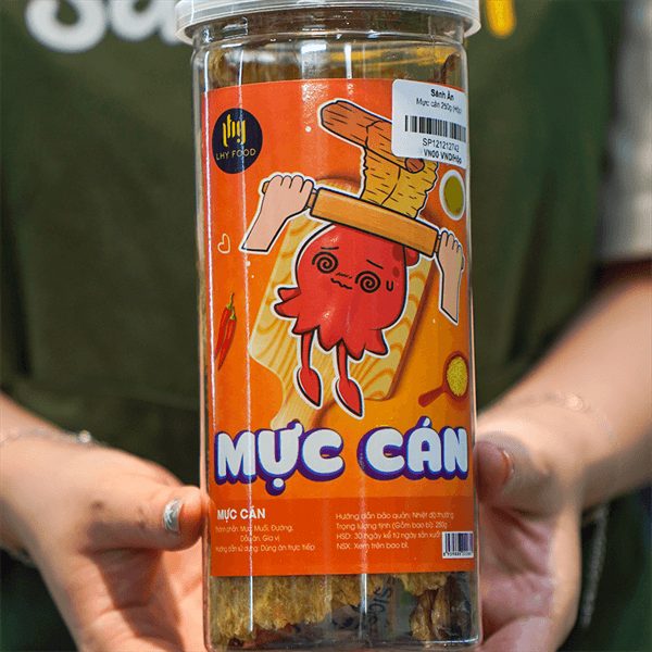 Mực cán 250g