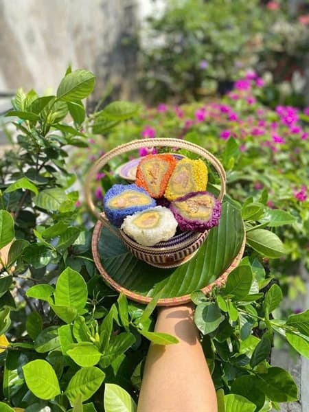 Bánh khúc ngũ sắc Tây Bắc 4