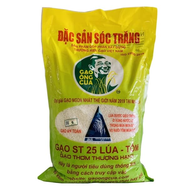Gạo ST25 Ông Cua Lúa - Tôm