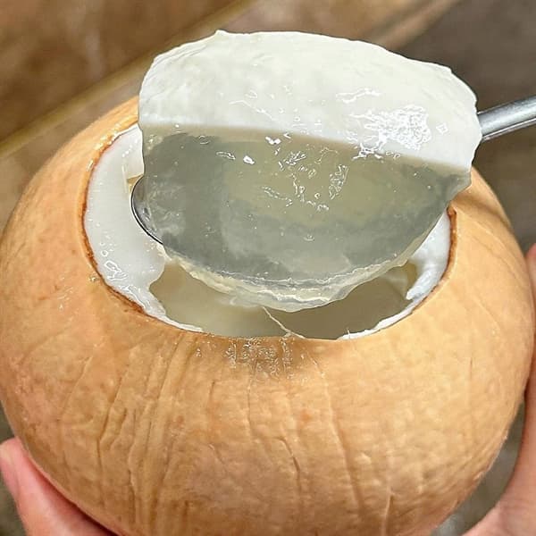 Thạch dừa xúc