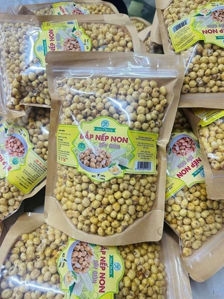 Bắp nếp non sấy giòn 500g 2