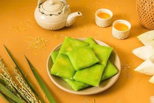 Bánh cốm tươi Mễ Trì