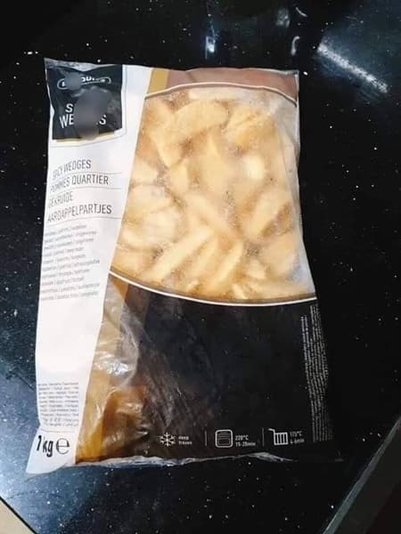Khoai tây (bổ cau) Spicy wedges vị cay mới 1kg 2