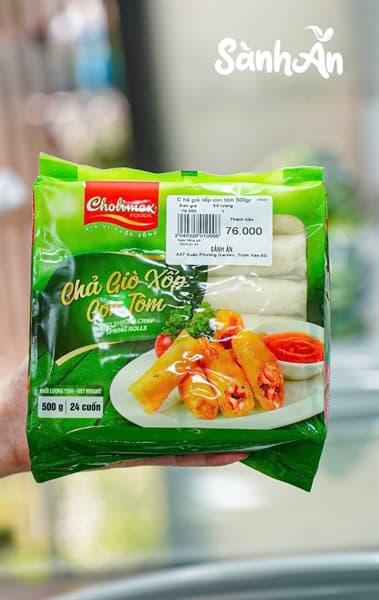 Chả giò xốp con tôm 500gr