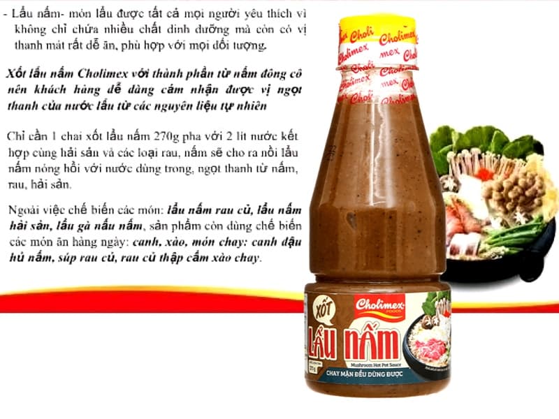 Sốt Lẩu nấm
