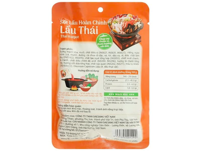 Sốt lẩu Thái Ofood