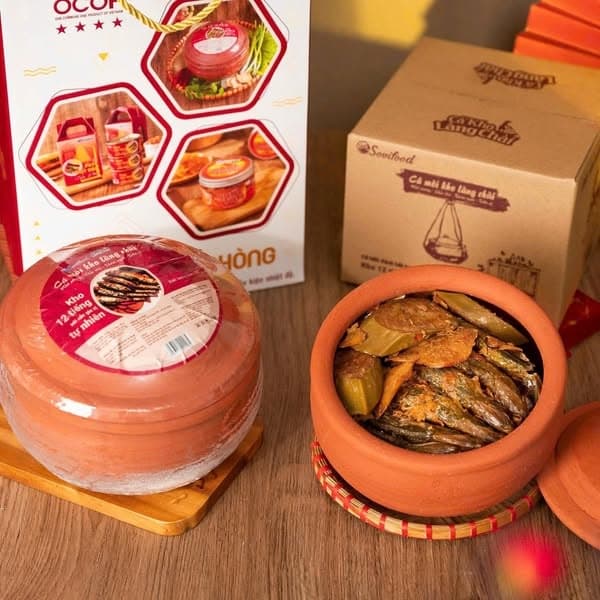 Cá mòi kho niêu Sovifood 500g