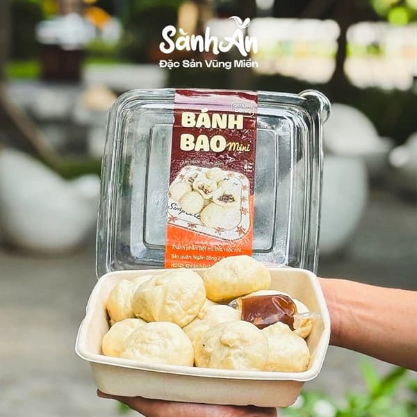 Bánh bao trứng cút mini 2