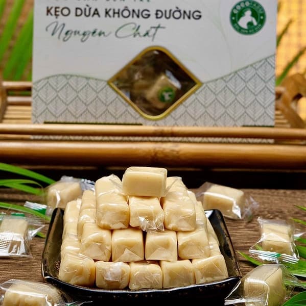 Kẹo dừa Bến Tre không đường Cocofarm