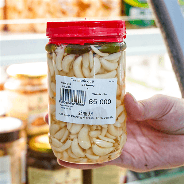Tỏi muối quê