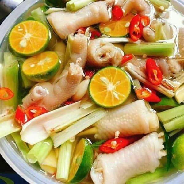 Chân gà sả tắc