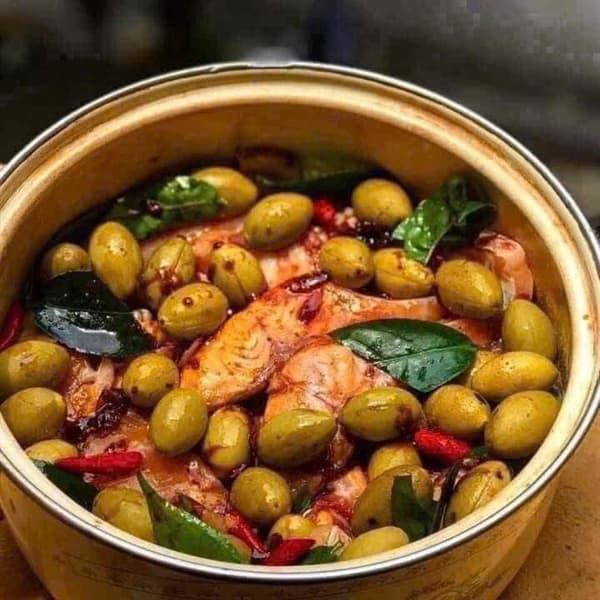Trám xanh ngâm mắm