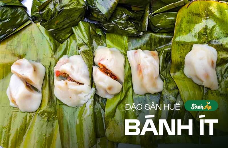 Bánh ít Huế nhân tôm thịt (set 20 cái) 4