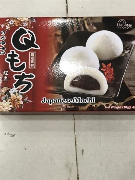 Bánh Mochi qidea vị đậu đỏ 210g