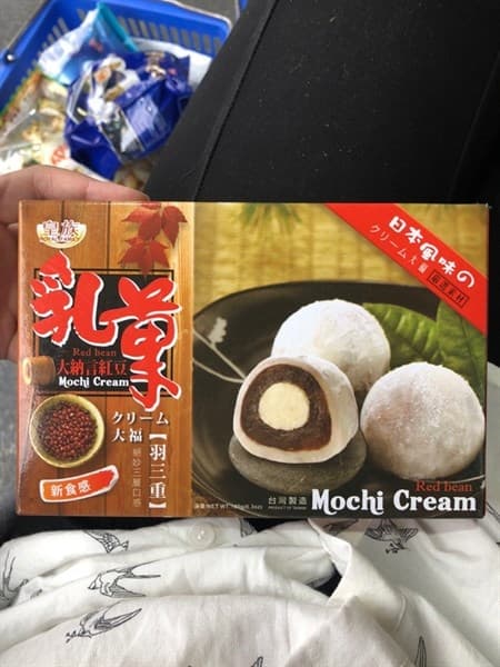 Bánh Mochi đậu đỏ kem 180g