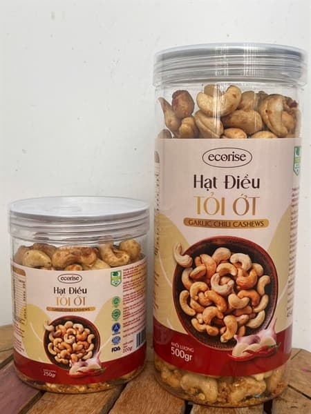 Hạt điều tỏi ớt 500g