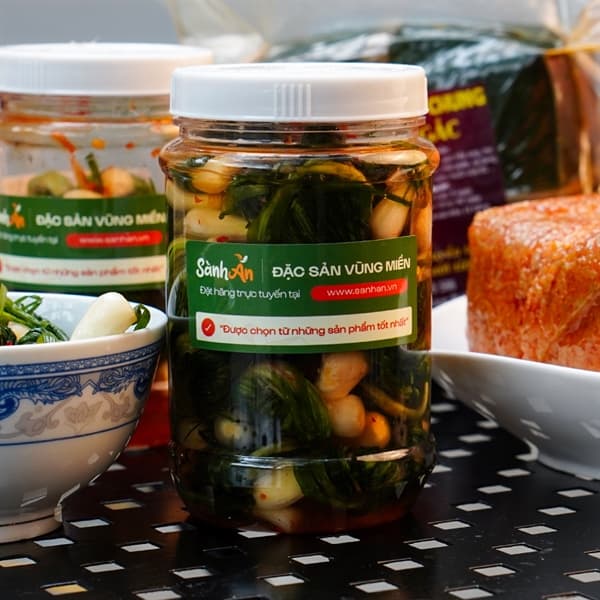 Kiệu cuốn lá muối chua ngọt 500g 3