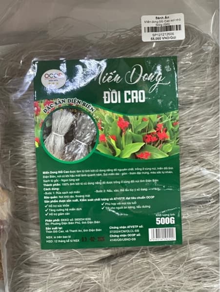 Miến dong Đồi Cao sợi nhỏ 500g 2