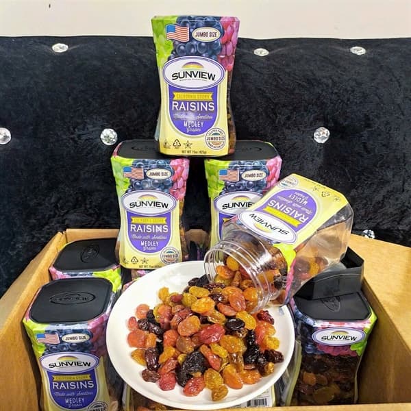 Nho Khô Mỹ Sunview Raisins hộp 425GR 3