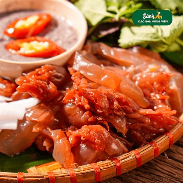 Sứa muối sú vẹt Thái Bình (1kg mix chân và thân)