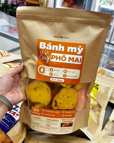 Bánh mỳ sấy phomai 300g 2