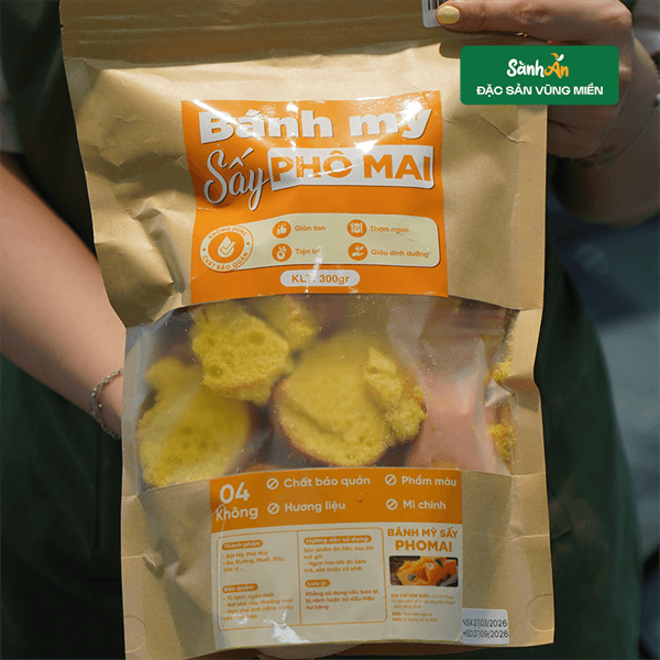 Bánh mỳ sấy phomai 300g