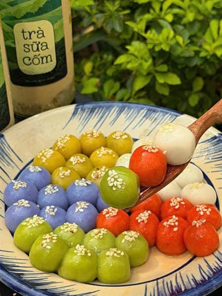Set bột bánh trôi đậu biếc 5