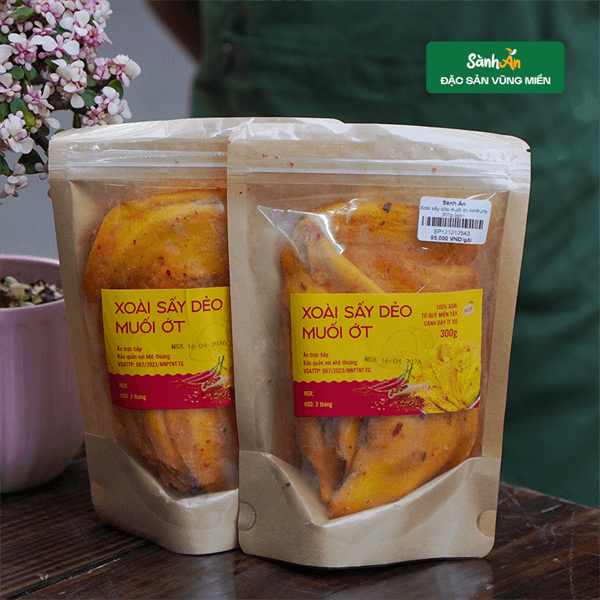 Xoài sấy dẻo muối ớt 300g 4