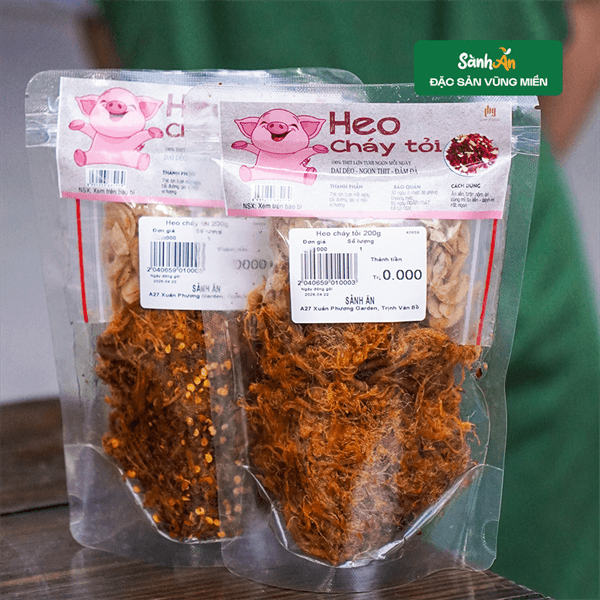 Heo cháy tỏi 200g 4