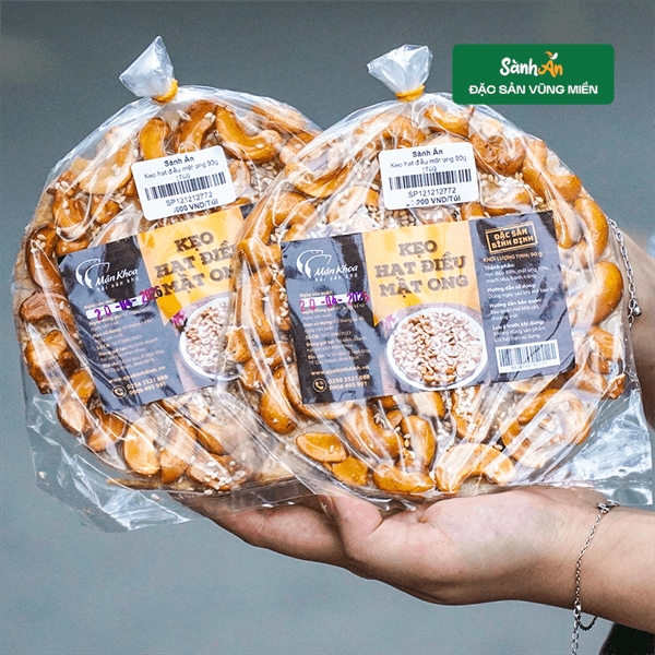 Kẹo hạt điều mật ong 90g 4