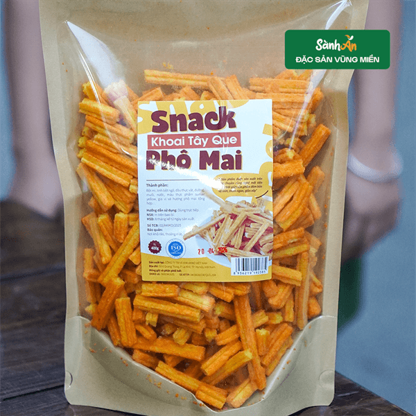 Snack khoai tây que phomai 400g