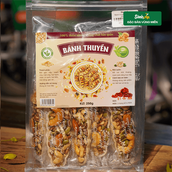 Bánh thuyền hạt LH Food 250g