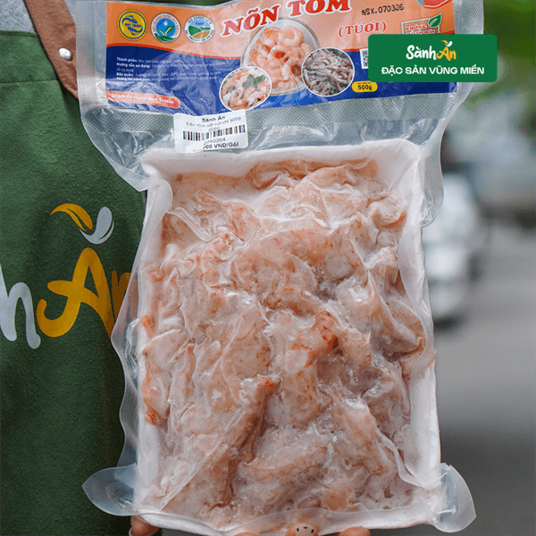 Nõn tôm sắt rút chỉ 500g