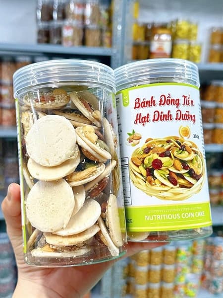 Bánh đồng tiền hạt dinh dưỡng 350g 3