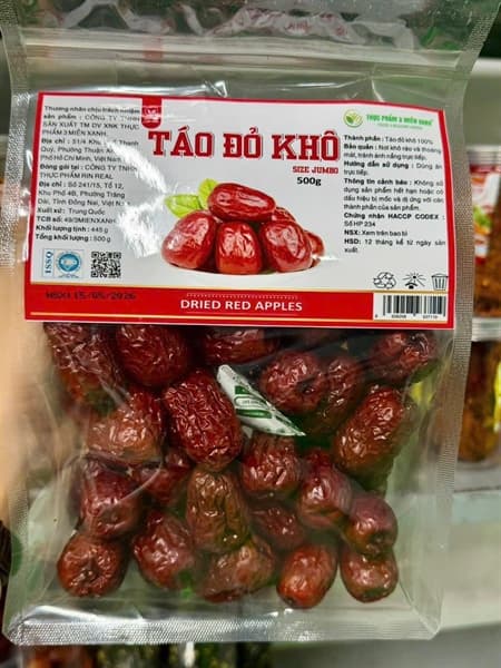 Táo đỏ khô 500g 2