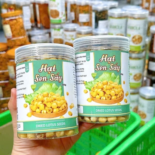 Hạt sen sấy 300g 4